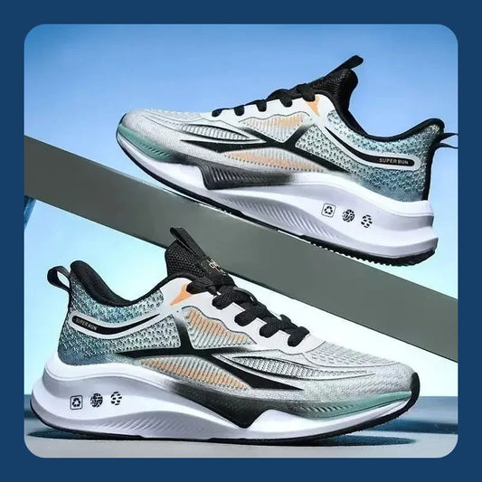 Men’s Summer Running Shoes – Cushioned Fitness Sneakers for Middle School Students & Sports Training