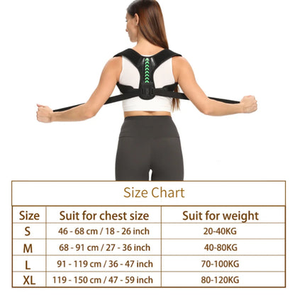 Adjustable Back & Shoulder Posture Corrector Belt — Clavicle & Spine Support for Home, Office & Sports | Upper Back & Neck Brace
