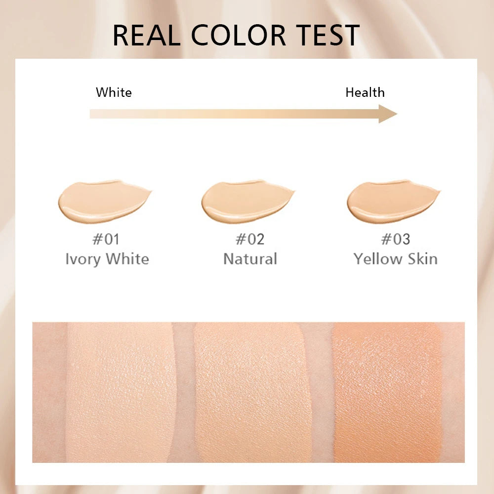 Natural Liquid Foundation – Flawless Coverage, Lightweight & Transparent Concealer for Smooth Skin
