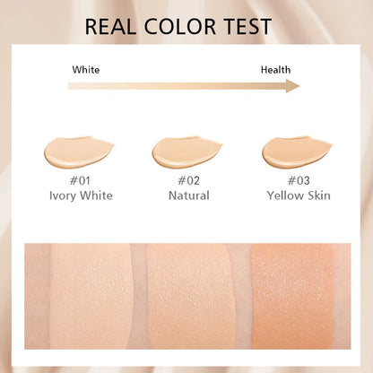 Natural Liquid Foundation – Flawless Coverage, Lightweight & Transparent Concealer for Smooth Skin