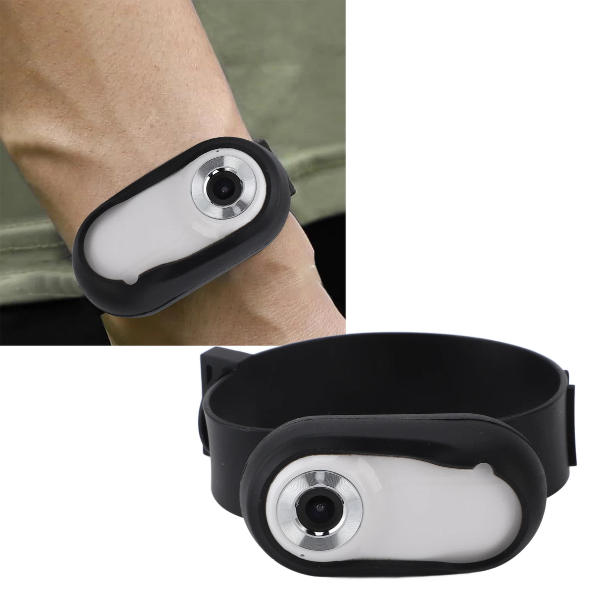 HD 1080P Pet Collar Camera - 170° Wide-Angle Video & Photo Recorder with USB Rechargeable Design for Dogs and Cats