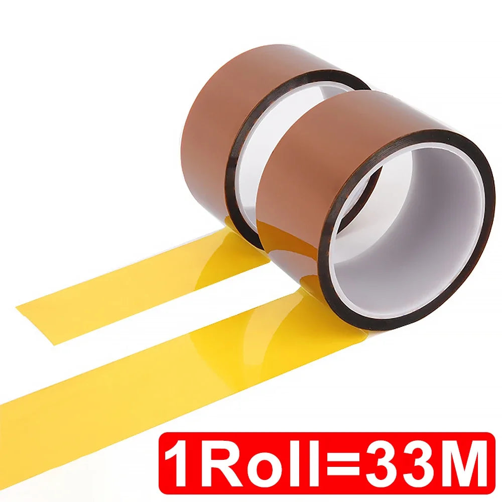 5-40mm Kapton Polyimide Adhesive Tape – Heat Insulating Tape for Board Protection & Electrical Applications