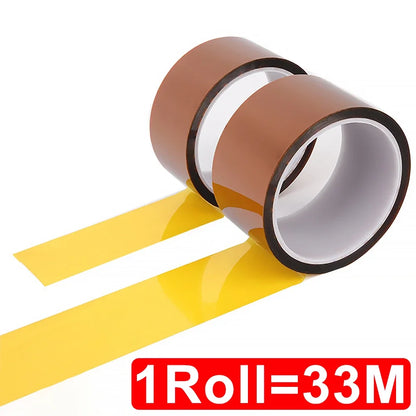 5-40mm Kapton Polyimide Adhesive Tape – Heat Insulating Tape for Board Protection & Electrical Applications