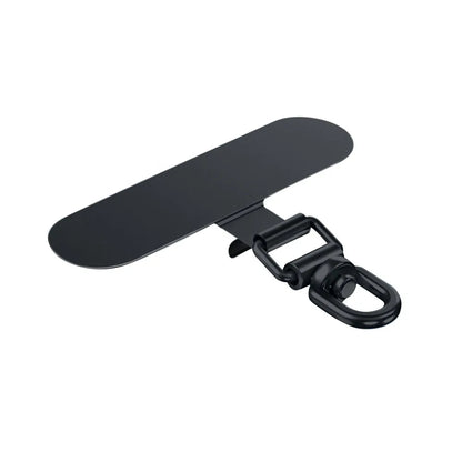 360° Rotatable Stainless Steel Phone Lanyard Clip Patch – Ultra-Thin Self-Adhesive Mobile Phone Tether Tab Holder for Case Strap Attachment