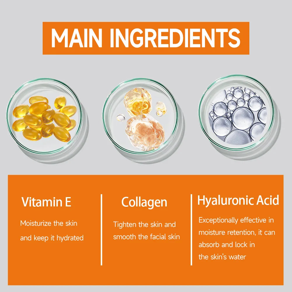 Turmeric & Vitamin C Face Cream – Wrinkle Smoothing, Firming, Moisturizing Collagen Skin Brightening & Repair Whitening Skincare Cream