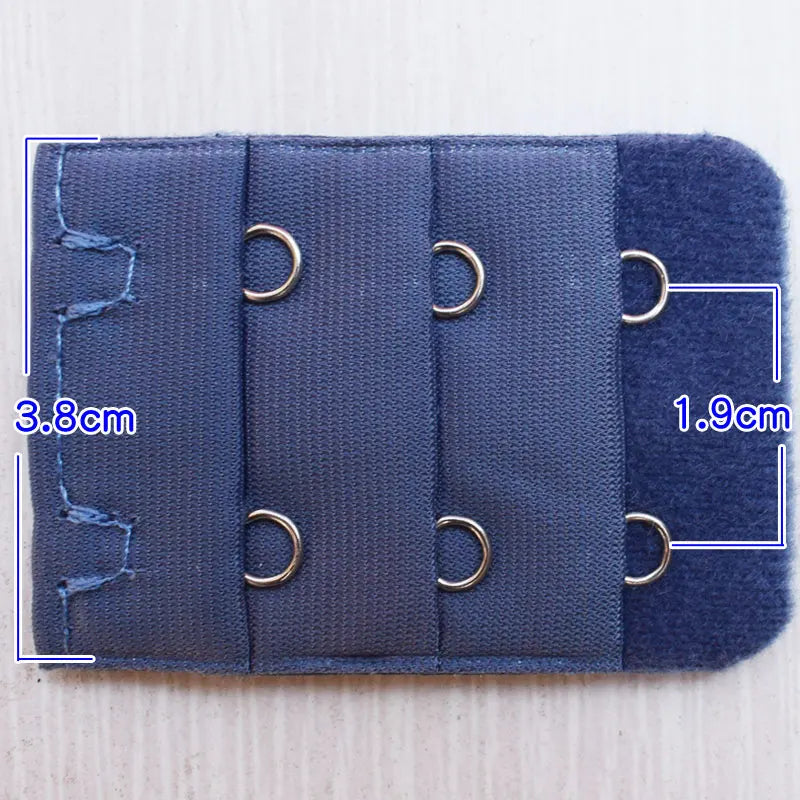 3.8cm 2-Hook Bra Extender Clip – Adjustable Back Belt Buckle for Women’s Underwear & Soft Bra Extension