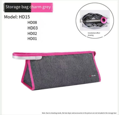 Dustproof Travel Storage Bag for Dyson – Portable Organizer Case for Hair Dryer, Curler & Straightener Protection