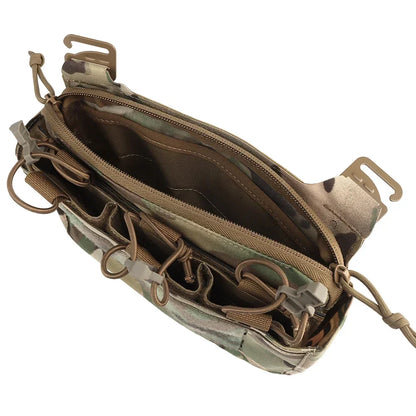 G-Hook DOPE Front Flap Double Stack Abdominal Fanny Pack – Triple Magazine Kangaroo Pouch for FCPC/FCSK Plate Carrier Vest