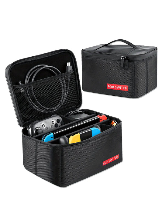 Nintendo Switch/Switch OLED Travel Bag: Soft Case Protection with Detachable Compartment - Portable Switch Case