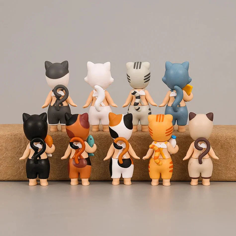 Anime Cat Life Figure - Instant Noodle Scene PVC Collectible Ornament and Desk Decor Gift