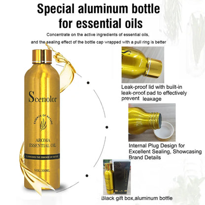 300ml CHXNEL COCQ Aromatherapy Oil Diffuser – Romantic Essential Oil Air Purifier for Home & Car, Perfume Scent Oasis