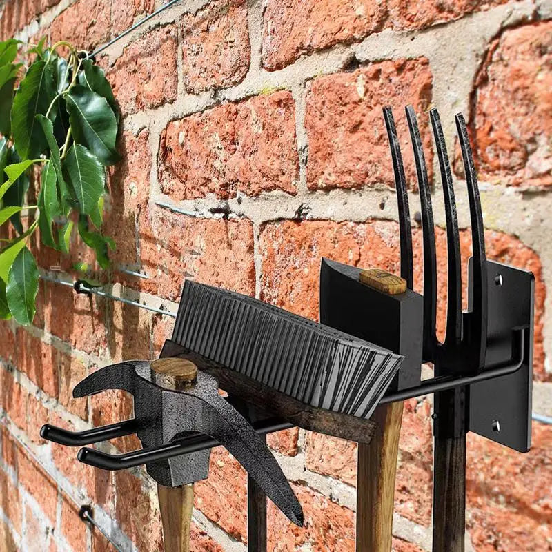 Efficient Garden Tool Hanger: Garage Wall Organizer for Garden Tools - Space-Saving Storage Hook for Brooms, Hoses, and More - Keep Your Garage Tidy and Organized