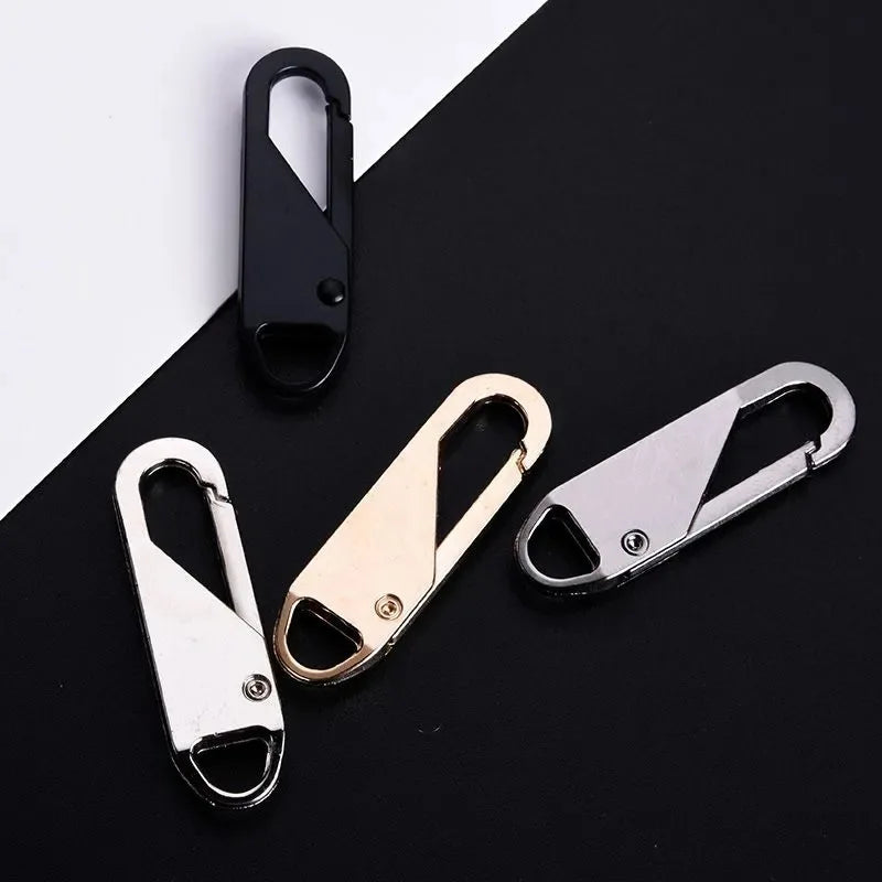 1/5/10Pcs Zipper Slider Puller Replacement – Instant Repair for Bags, Suitcases, DIY Sewing Craft