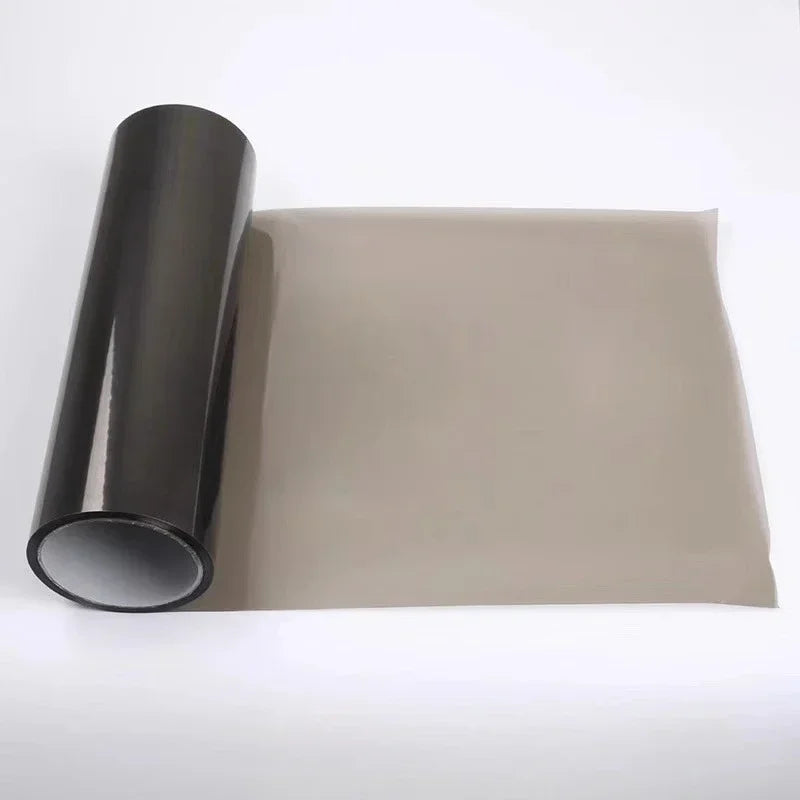 Smoke PVC Headlight Tint Film - Transparent Black Taillight Wrap & Protective Car Styling Film 30x200cm