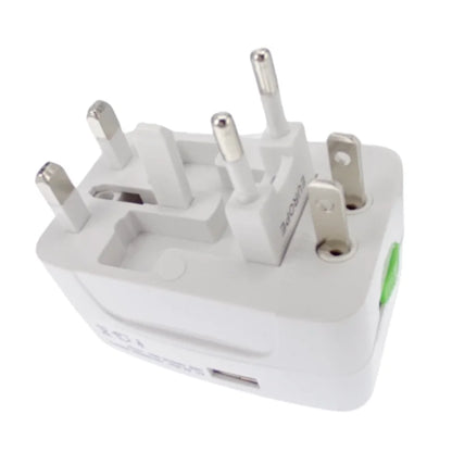 Universal Power Plug Adapter - International Travel AC Charger Converter for EU, US, AU, UK, Electrical Socket Outlet