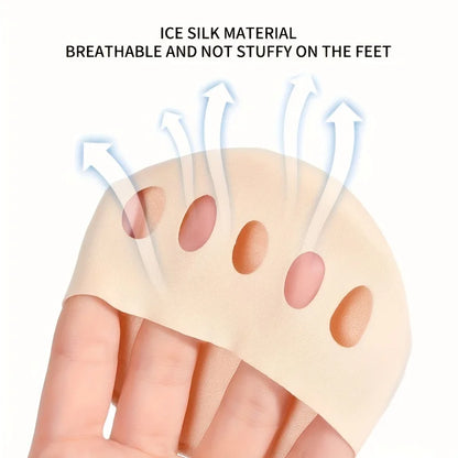 High Heel Forefoot Foot Pads – Soft Invisible Metatarsal Support Cushions, Non-Slip Comfortable Anti-Friction Insoles for Pain Relief