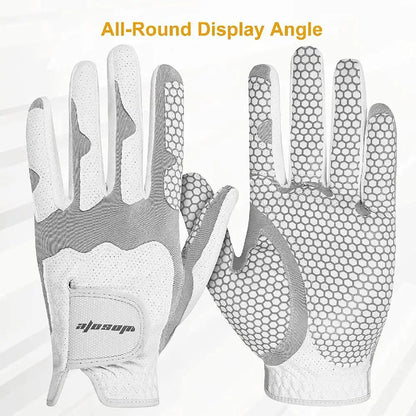 Premium Men’s Golf Glove – Left Hand, Breathable, Non-Slip, Shock Absorbing, Perfect for Gifting