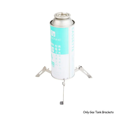 Outdoor Gas Cylinder Holder - Foldable Camping Stove Burner Tripod & Portable Gas Bottle Stand
