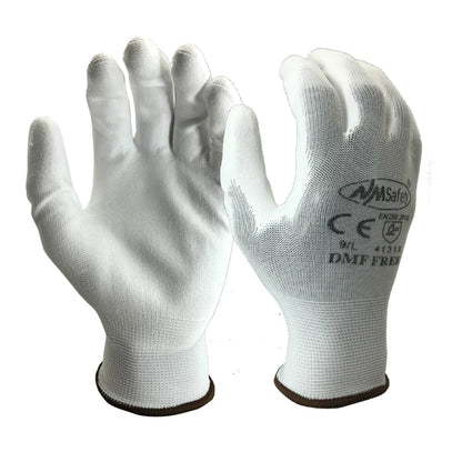24Pcs/12Pairs Professional Protective Gloves – CE EN388 Certified Nylon Gloves for Men & Women, Construction & Garden Work