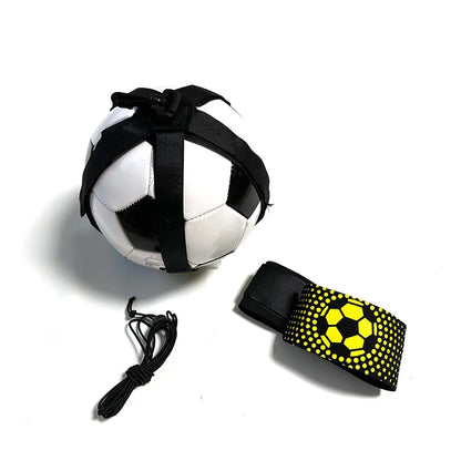 Football Kick & Throw Training Belt - Adjustable Waist Strap for Soccer Ball Control, Elastic Equipment for Kids