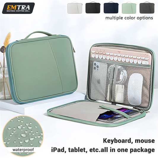 EMTRA Tablet Handbag Case - Shockproof Cover for iPad Mini 6, Air 4/5, Pro 11/12.9, Xiaomi Pad 5 & Kindle