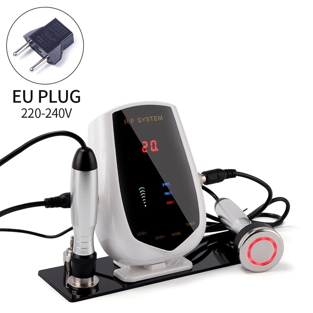 5MHz Radio Frequency RF Lifting Machine – Tripolar RF Facial and Body Device for Skin Tightening, Eye Care, and Neck Wrinkle Removal