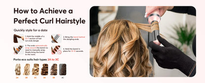5-in-1 Hair Dryer & Styling Tool – Straightener, 32mm Curling Iron with 300 Million Negative Ions, Quick Drying Hair Care Gift