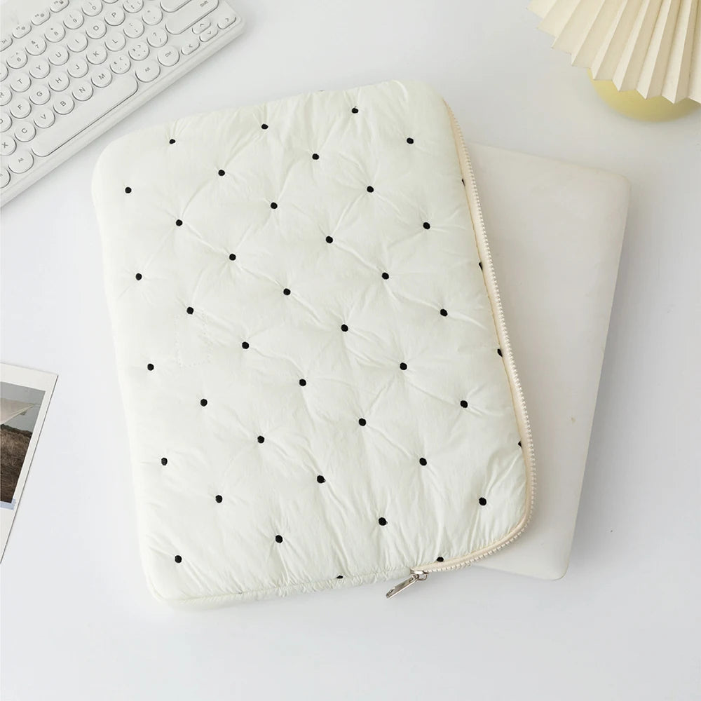 Puffy Laptop & Tablet Bag — Cute Protective Sleeve for MacBook Air 13, 13-14 Inch Notebooks, 15-16 Inch Laptops, 9-11 Inch Tablets for Girls