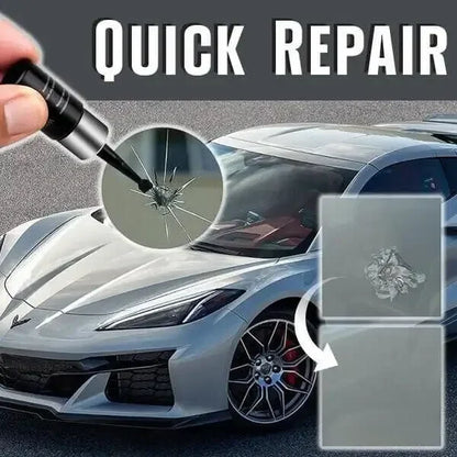 Windshield Repair Kit – DIY Automotive Glass Tool for Chips, Cracks & Star-Shaped Damage
