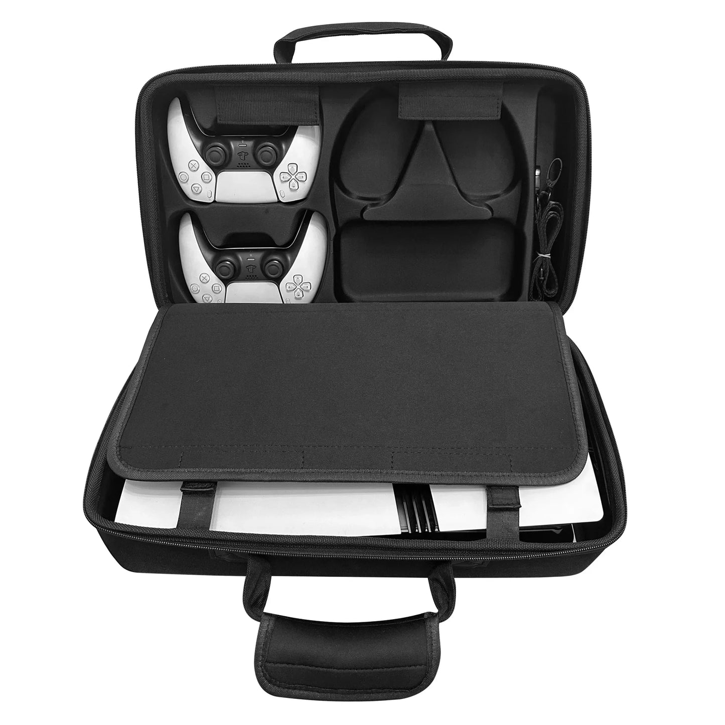 PS5 Pro Storage Bag – Portable EVA Shockproof Shoulder Bag, Anti-Drop Storage Box for Console & Accessories