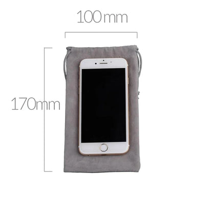 ORICO Soft Storage Bag for Power Bank, USB Charger, External Battery, Mobile Phone, HDD – Gray Travel Pouch Case