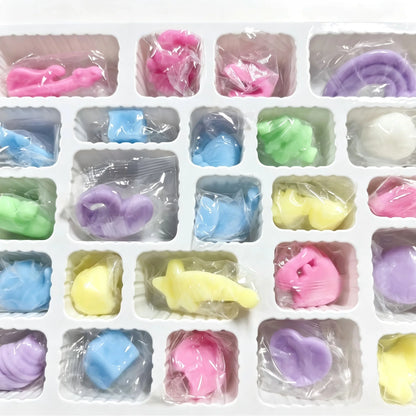 24PCS Squishy Fidget Advent Calendar - Cute Slow-Rebound Anxiety Relief Mystery Gift Box