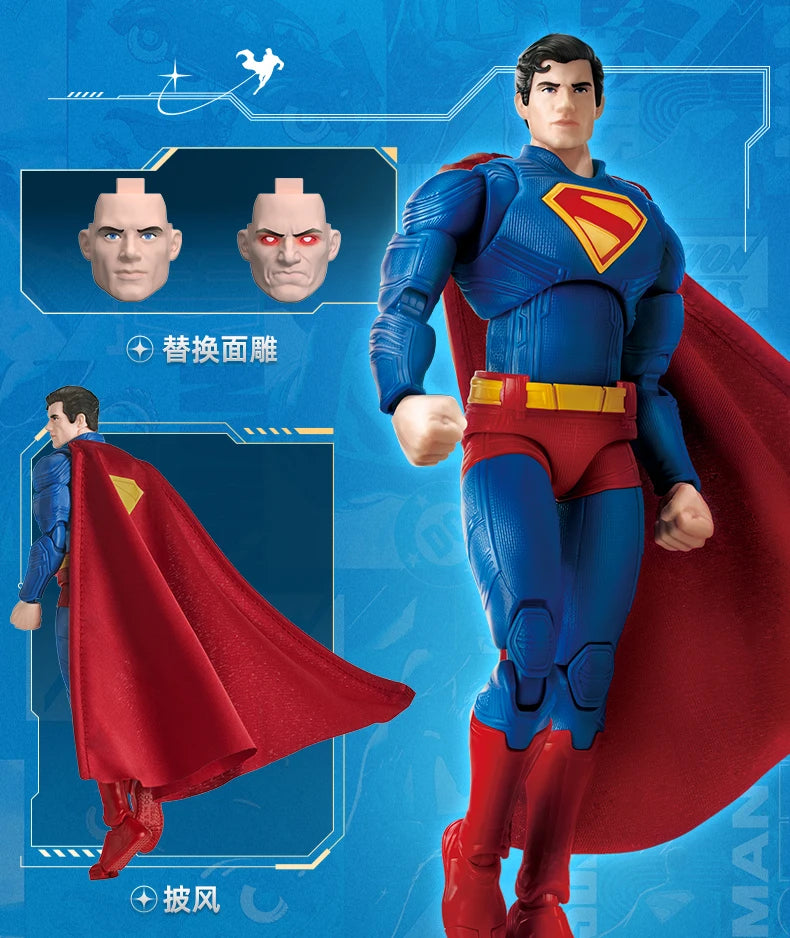 Blokees 2025 David Superman Action Figure – Classic Assemble Toy Model for Kids’ Collection & Gift
