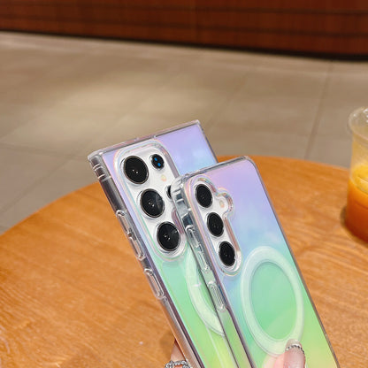 Gradient Rainbow Magnetic MagSafe Case for Samsung Galaxy S26/S25/S24/S23/S22/S21 Series & A56/A55/A54