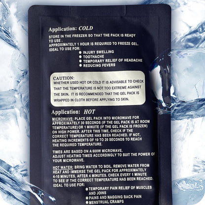 Reusable Gel Hot & Cold Therapy Pack – Ice & Heating Pad for Pain Relief, Sports Injuries & Emergency Use