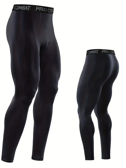 Men’s High-Performance Compression Leggings — Fitness & Workout Tights for Running and Training