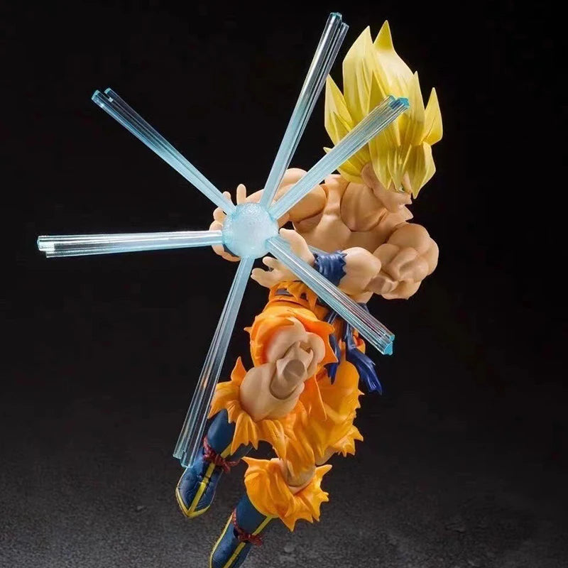 17cm Dragon Ball Z SHF Son Goku Action Figure – Movable PVC Super Saiyan Kakarotto Collectible Toy