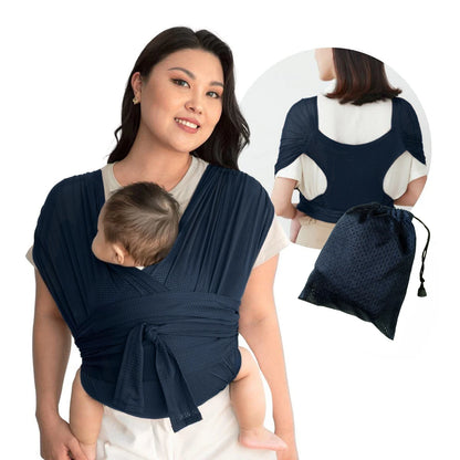 Minimalist X-Shaped Baby Sling - Multifunctional Easy Carry Wrap Towel Carrier for Children