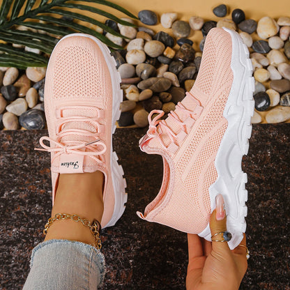 Women’s 2025 Breathable Mesh Dad Sneakers – Casual Versatile Sports Shoes