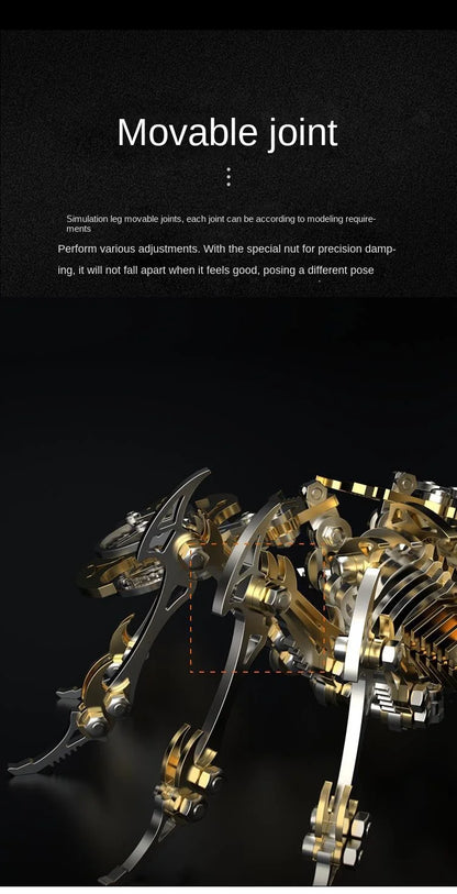 3D Metal Mechanical Insect Puzzle – Anti-Stress Assembly Toy Kit for Kids and Adults