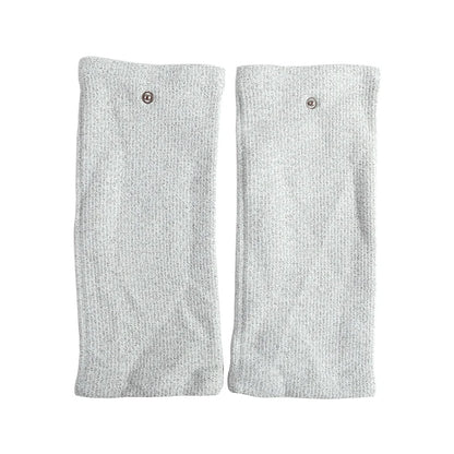 Conductive Silver Fiber Electrode Gloves & Socks – Muscle Stimulator TENS Bracer for Hand & Foot Massage