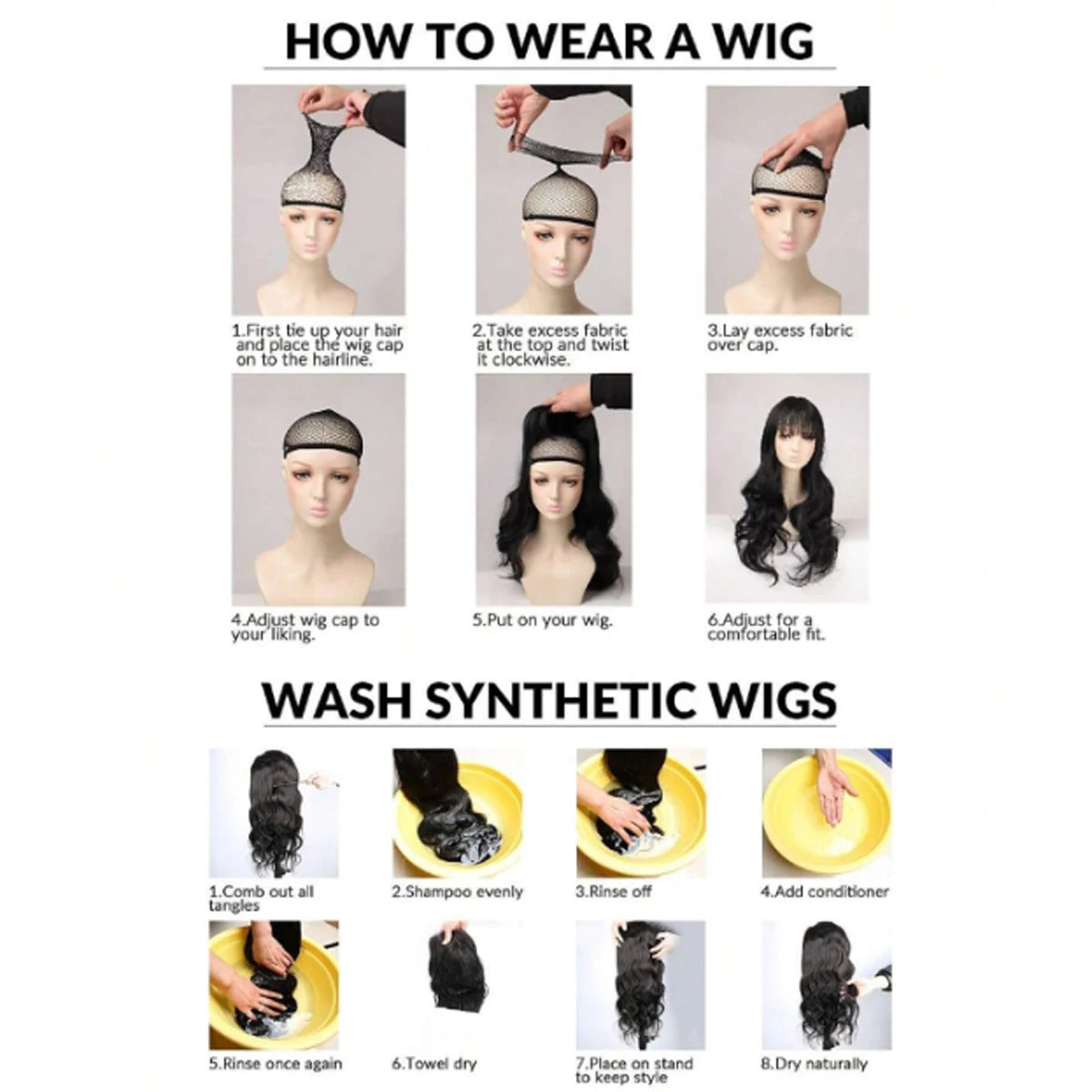 26-Inch Kinky Straight Headband Wig – Glueless Human Hair, Machine-Made Synthetic Wig for Women