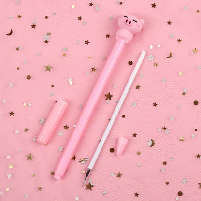 Cute Pink Pig Gel Pen – Kawaii Retractable Pen for School, Office, and Student Gifts