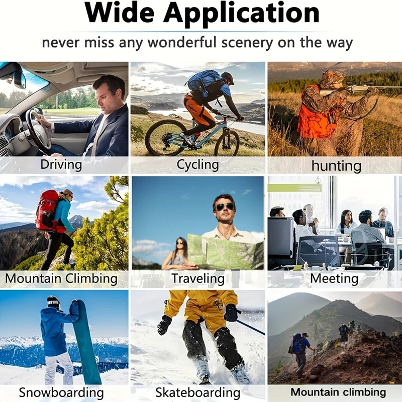 Xiaomi Sports Camera Glasses — Sense Bluetooth, Music & Call, Intelligent Recording, Waterproof, UV-Proof Outdoor Sports and Cycling Glasses