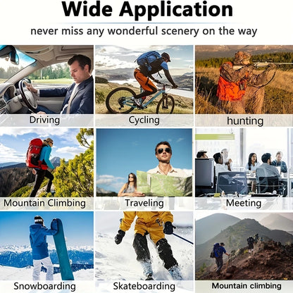 Xiaomi Sports Camera Glasses — Sense Bluetooth, Music & Call, Intelligent Recording, Waterproof, UV-Proof Outdoor Sports and Cycling Glasses