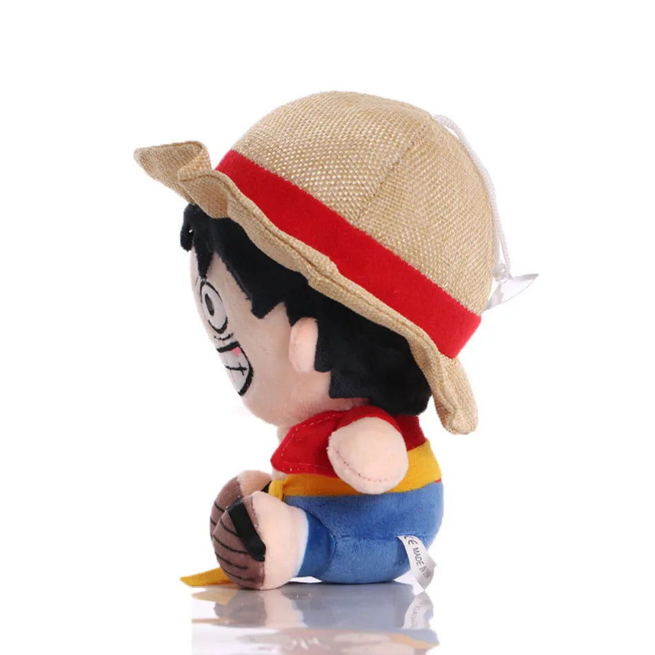 Japanese Anime One Piece Plush Toys — 25cm Luffy, Chopper, Ace & Roronoa Zoro Stuffed Dolls, Cute Cartoon Figure Kids Christmas Gift