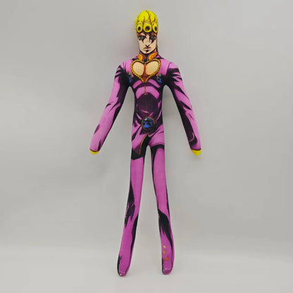 28cm JoJo's Bizarre Adventure Plush Doll - Jotaro, Joseph, Gyro & Johnny Anime Collectible Cosplay Gift