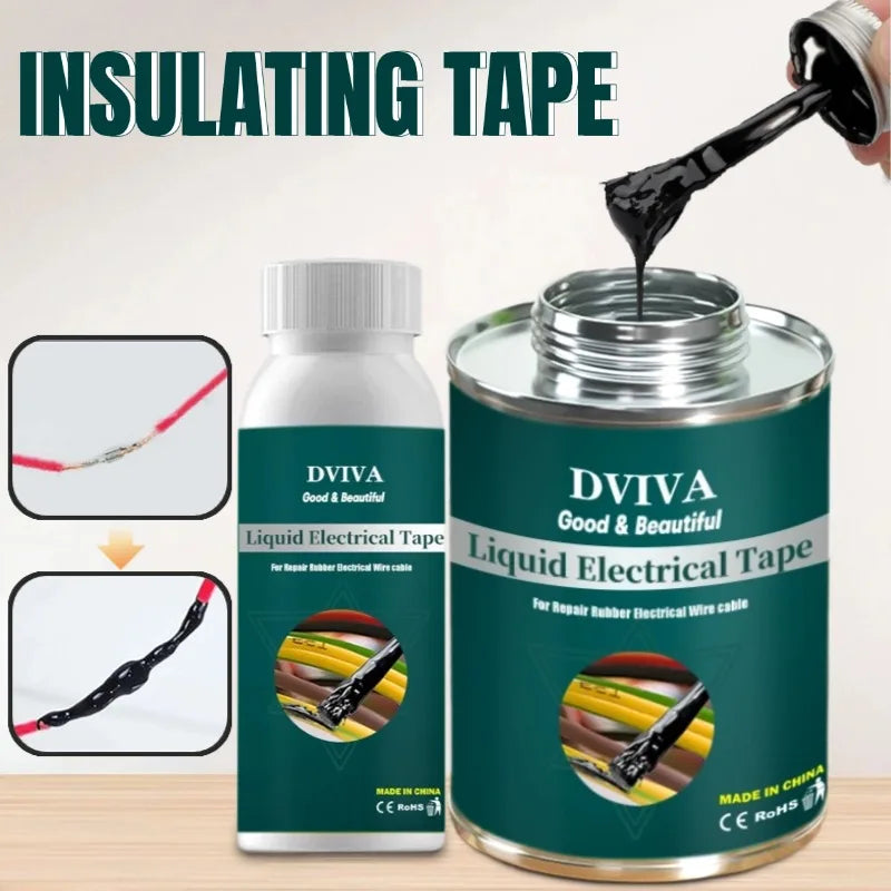 Liquid Electrical Tape Sealant | Insulation Paste & Fix Line Glue for Wires, Cables & Home Use