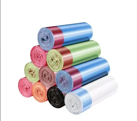 Portable Thickened Trash Bags 30/300PCS – Household Disposable Garbage Bags for Kitchen & Daily Waste Disposal