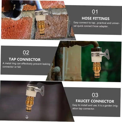 Universal Faucet Connector - Water Pipe Adapter for Garden Watering & Car Washing
